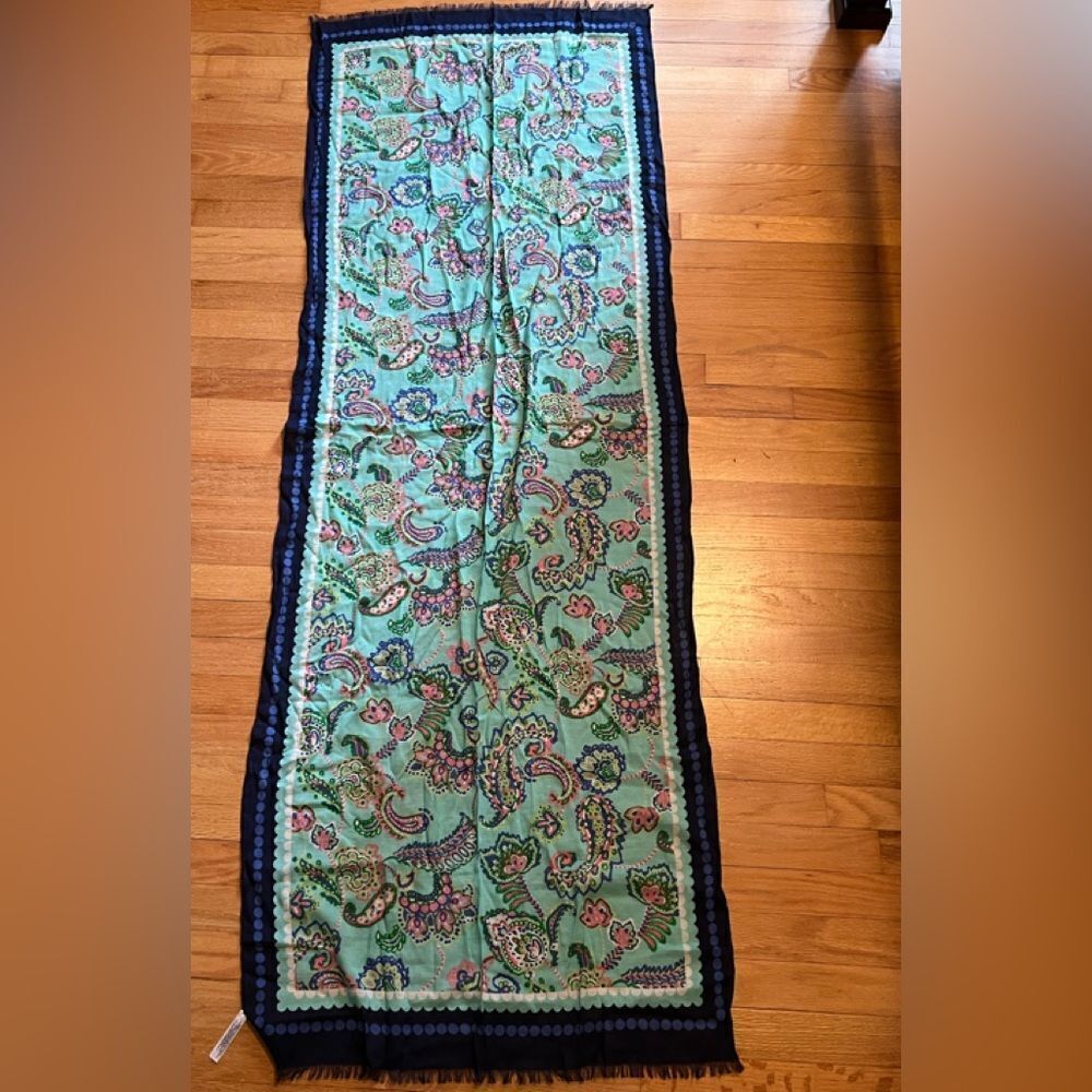 Talbots Multicolor Paisley Scarf